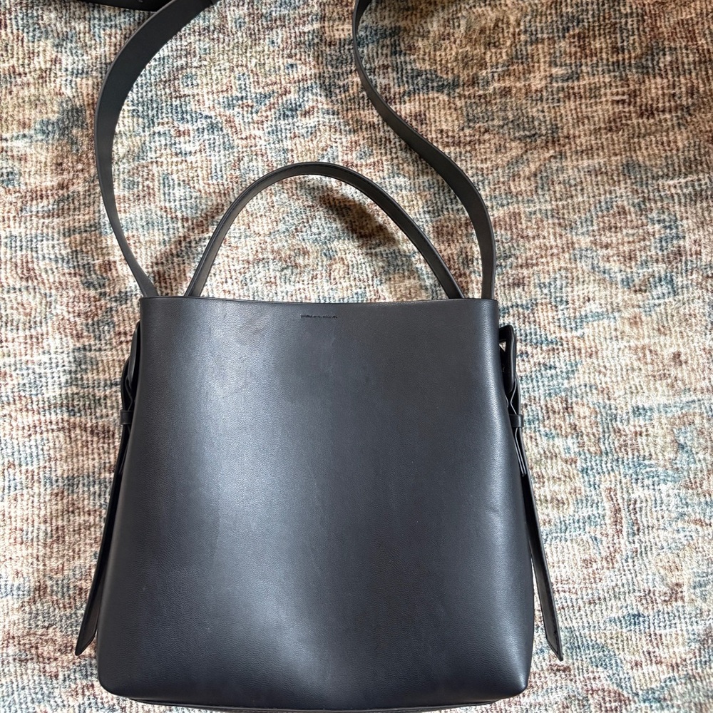 H&M Black Leather Crossbody Bag - Picture 6 of 7